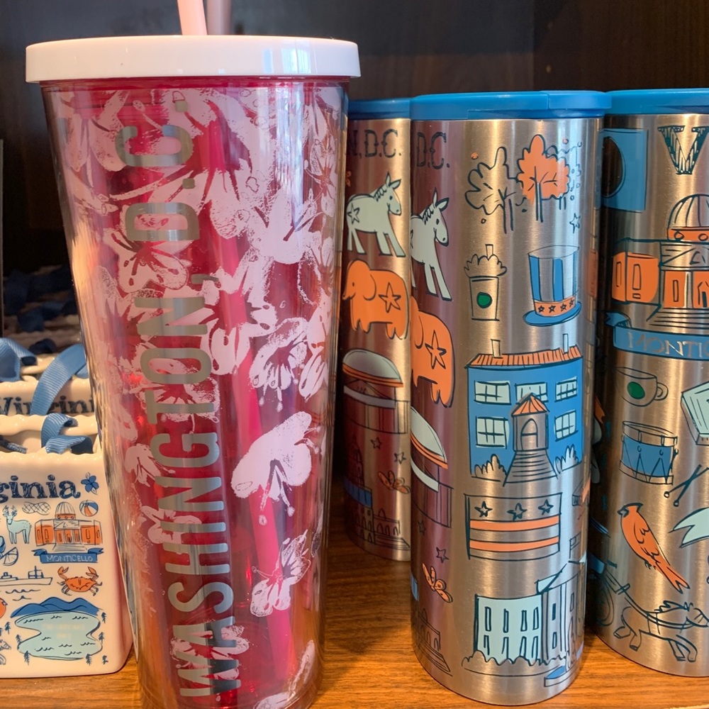 STARBUCKS Washington DC CHERRY BLOSSOMS TUMBLER - Picture 2 of 6